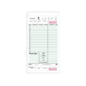 592BK Large Single Copy Cardboard