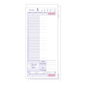 948SW Large Wide Two Part Carbonless