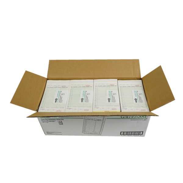 Three Part Check Medium-Wide Three-Part Carbonless Guest Check - National Checking