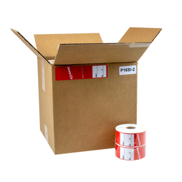 1.5” x 6” Tamper Evident Label detail