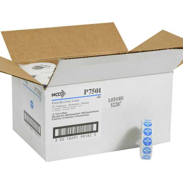 P7501 .75” Circle Permanent Labels