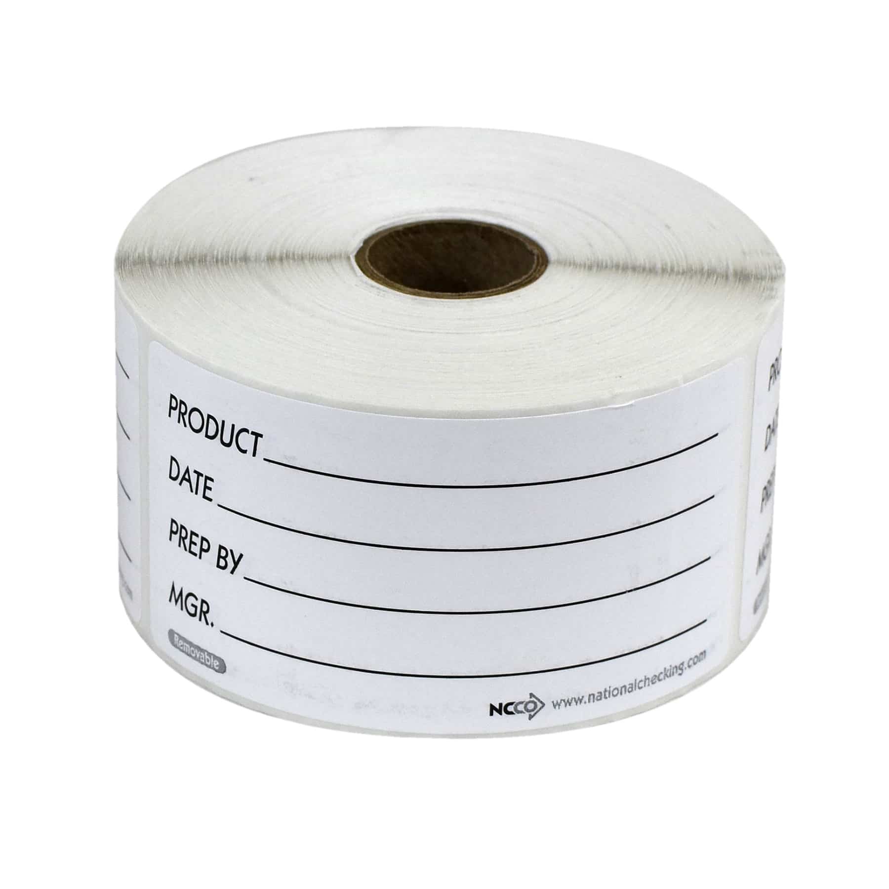 RP24R 2” X 4” Product Removable Labels