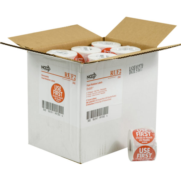 RUF2 2” Use First Removable Labels