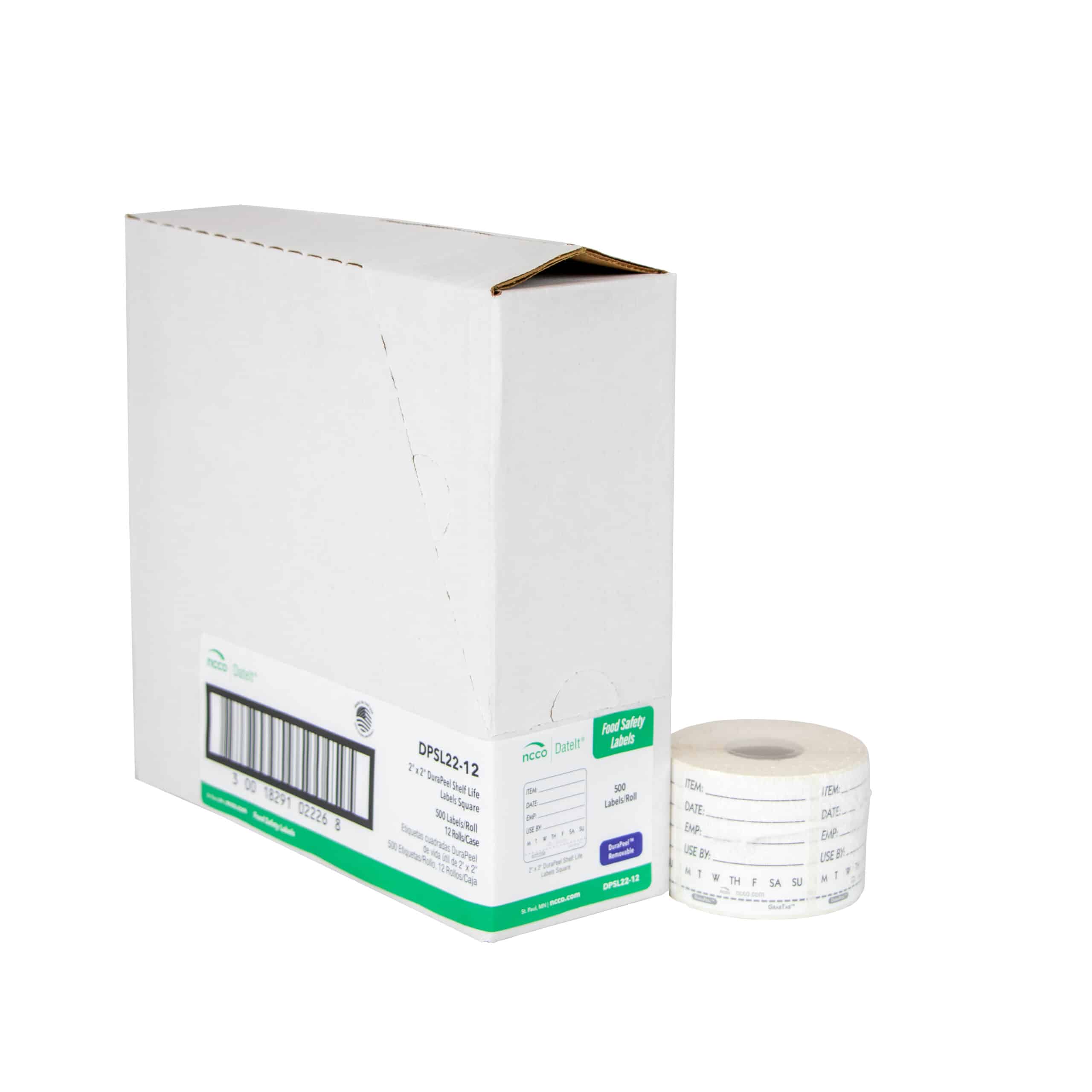 2" x 2" Shelf Life DuraPeel™ Labels - Image 3