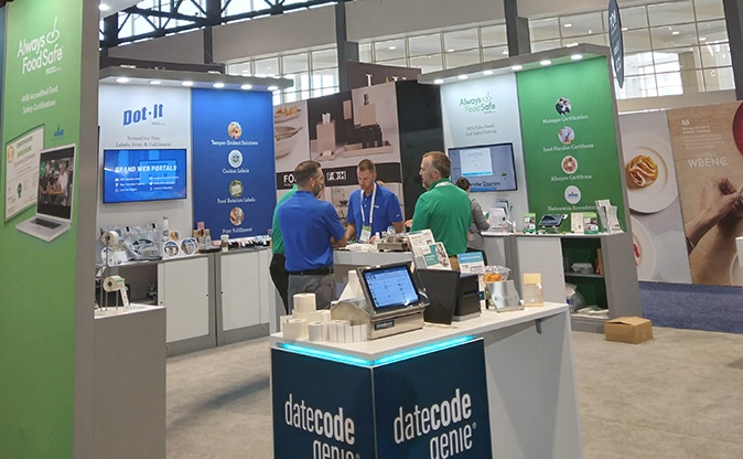 datecodegenie restaurant food labeling system from NCCO at national restaurant show 2024