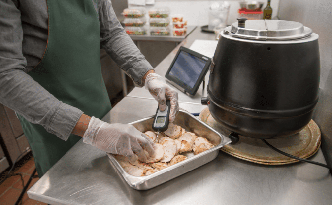 task manager food safety management system wireless sensors to monitor food temperatures