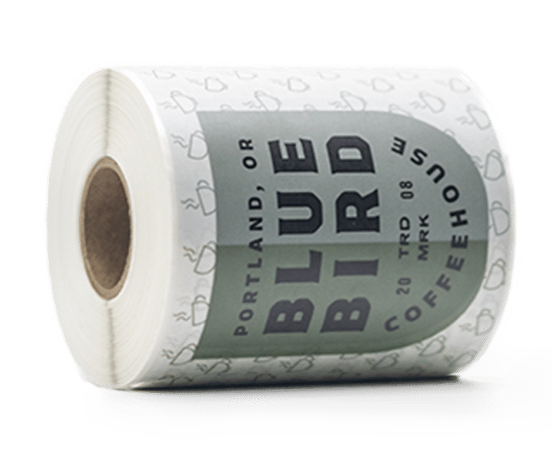 clear bopp labels waterproof and transparent stickers roll