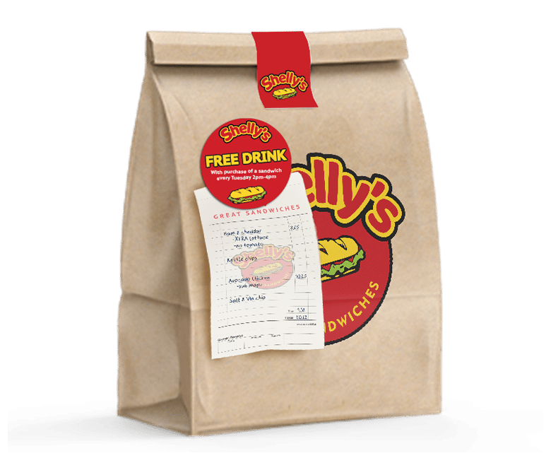 custom promotional labels & stickers for food bag tags and sealing by NCCO