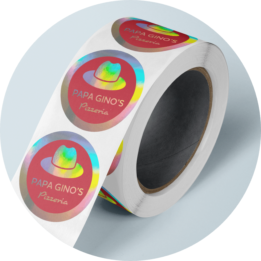Custom Holographic Labels (Prism) Roll
