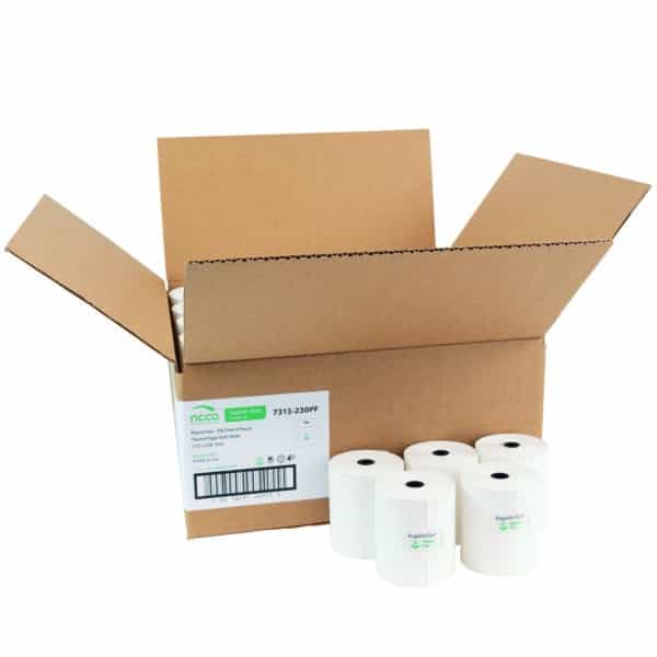 Thermal Phenol-Free White Register Roll 3.13" x 230' - Image 2