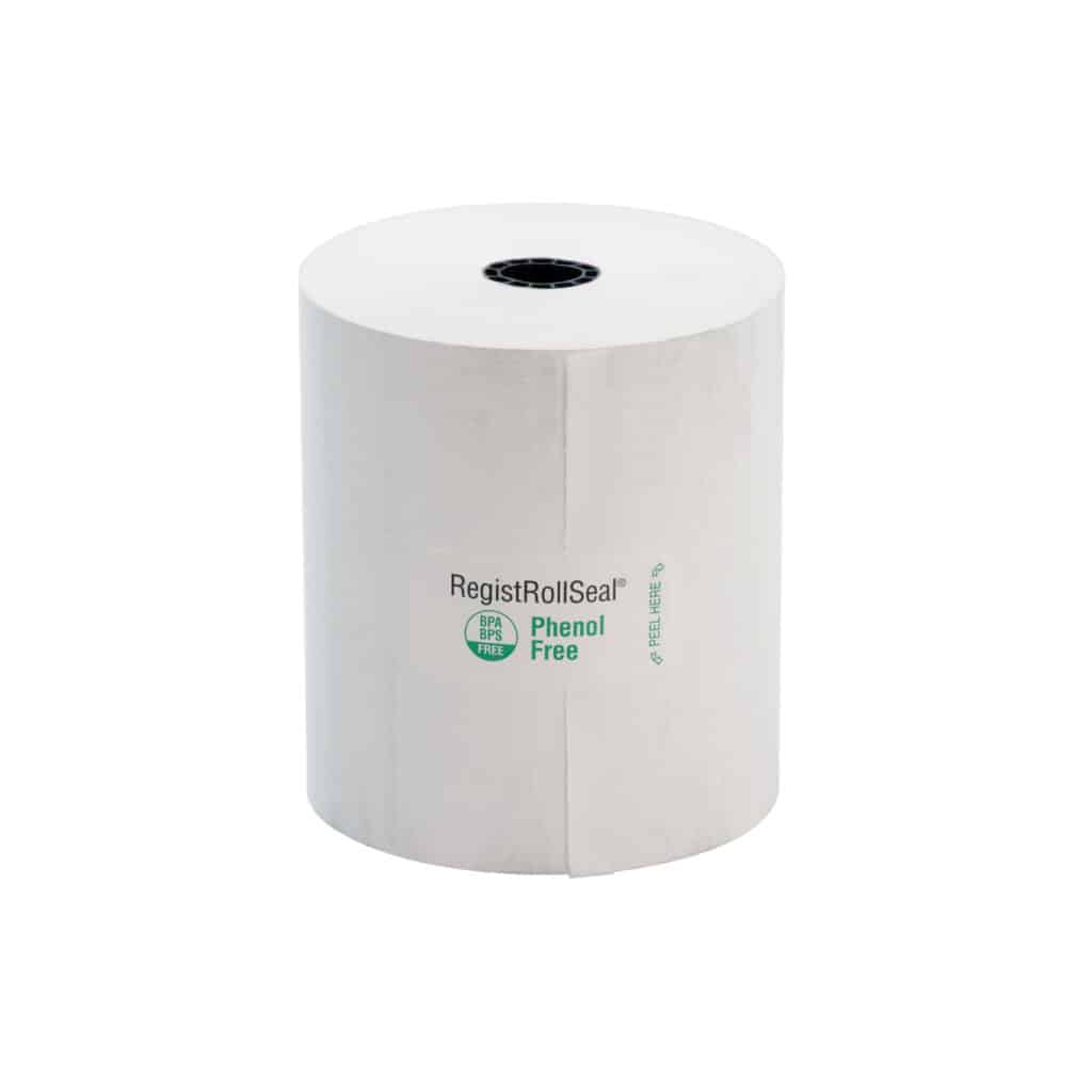 NCCO thermal phenol free receipt paper roll 3.13 inch x 200 ft for POS printers, SKU 7313SP