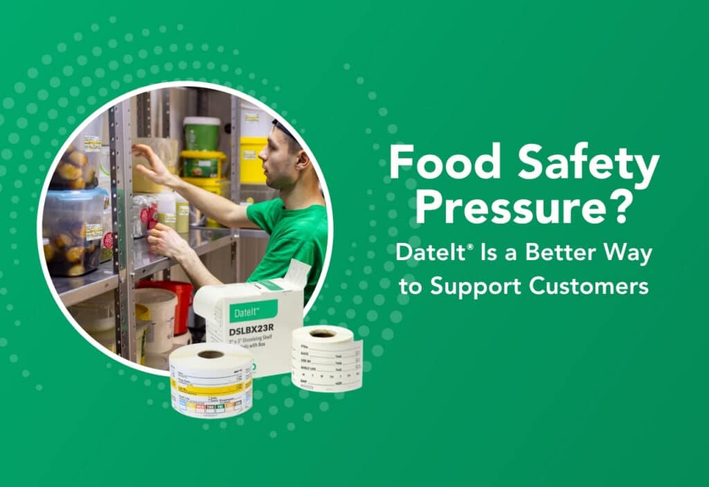 Food safety labels and DateIt food safety labels for food service commercial kitchen organization